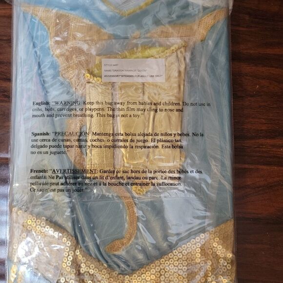 NIB Warrior Dragon Queen Costume-medium - Picture 4 of 7